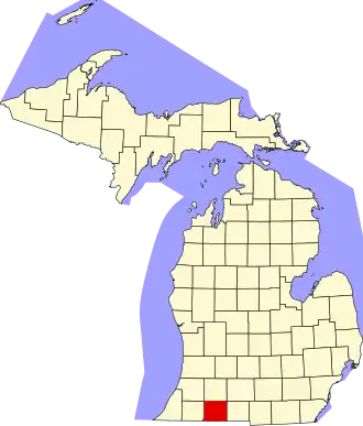 Localisation de Comté de Saint-Joseph(Saint Joseph County)