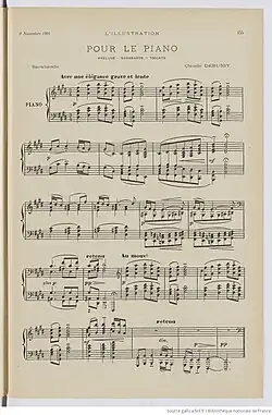 Image illustrative de l’article Pour le piano