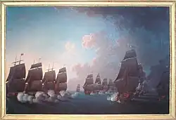 Combat de la Dominique, 17 avril 1780.