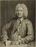 Portrait gravé de François Couperin.