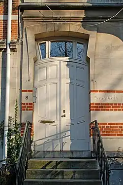 La porte d'entrée .