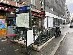 L'accès no&nbsp;3 « Boulevard Anatole France ».