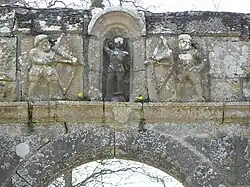 Détail de la porte triomphale.