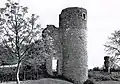 Ruine de la tour du château de Rochefort avant (date inconnue).