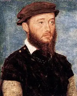 Jean de Bourbon-Vendôme ?, vers 1550, par Corneille de Lyon, au Musée du Louvre.