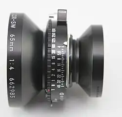 La Nikkor-SW 65 mm pour caméras à large format