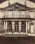 Façade sur jardin dans les années 1900[17].