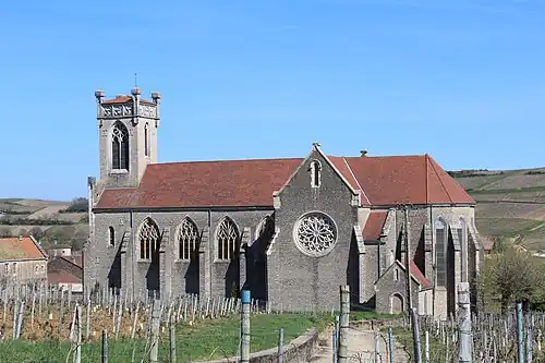 L'église Saint-Germain de Fuissé.