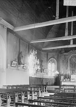 La nef en 1914.