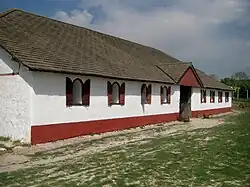 Reconstitution de la villa romaine de Sparsholt&nbsp;(en) (IIe siècle)