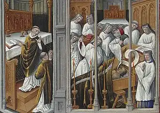 L'épisode représenté dans les Très Riches Heures du duc de Berry