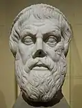 Tête de Sophocle, Copie romaine de l'original grec, marbre - Fitchburg Art Museum