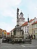 Mariánský sloup před renovací