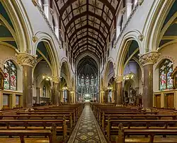 L'intérieur de l'église.