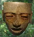 Masque en serpentine, du IIIe au VIe&nbsp;siècle.