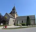 L'église Saint-Pierre. Vue nord-ouest.