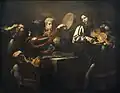 Musiciens et Soldats, par Valentin de Boulogne vers 1626.