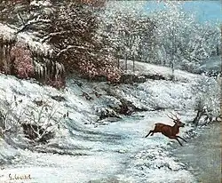 Scène de chasse sous la neige, 1864 – Musée de la Chasse et de la Nature, Paris.