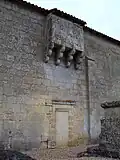 L'échauguette de la façade sud (oct.&nbsp;2012)