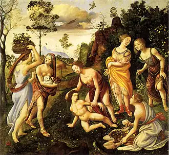 La Chute de Vulcain, vers 1490 – Wadsworth Atheneum, Hartford.