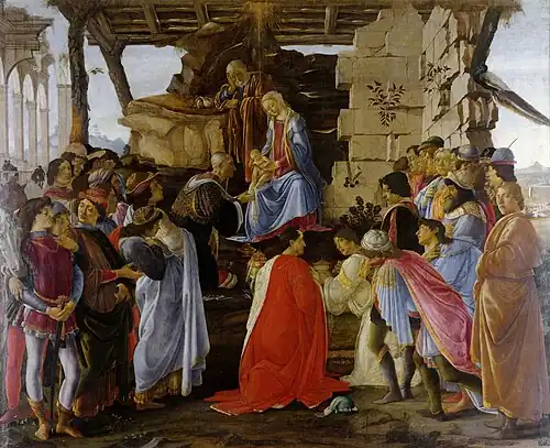 L'Adoration des mages (1475).