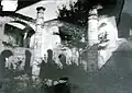 Synagogue Kal Portugal après avoir été incendiée à Bitola, 1919-1929