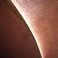 Détail d'une voûte catalane de l'école de ballet.