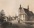 L'église sur une lithographie d'Adam Lerue (vers 1858)[1]