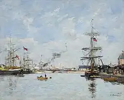 Deauville, Le bassin à marée haute, collection privée