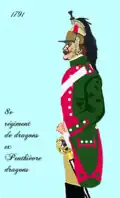 8e&nbsp;régiment de dragons après 1791