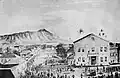 L'émeute du tribunal de Honolulu&nbsp;(en) en 1874, dans laquelle des partisans d'Emma d'Hawaï contestent l'élection de Kalākaua.