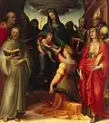 Mariage mystique de Ste Catherine 1521, Ermitage