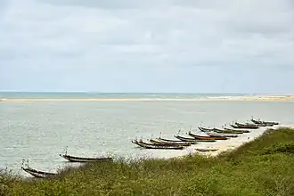Parc de la Langue de Barbarie, vue sur le fleuve Sénégal et l’océan Atlantique