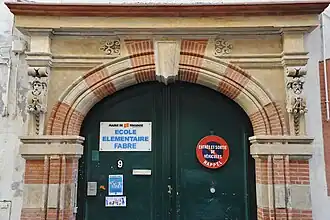 Détail du portail.