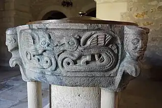 la cuve et les têtes.