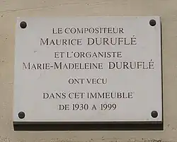 Plaque au no&nbsp;6.