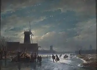 Paysage d'hiver, 1849.