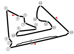 Tracé de la course