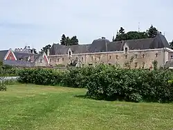 Photographie du potager du château.
