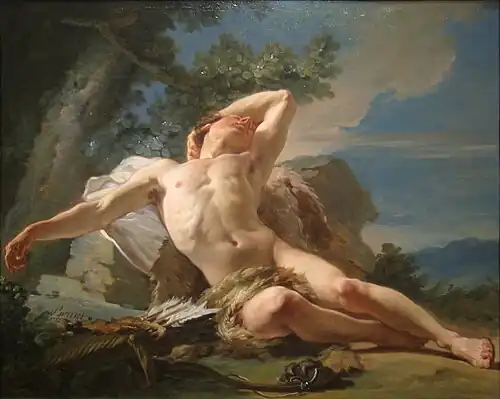 Le Sommeil d'Endymion, 1756, Worcester Art Museum.