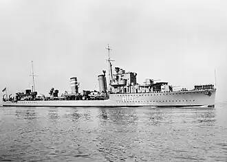 illustration de HMS Encounter (H10)