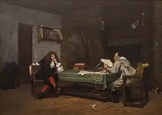 Une collaboration : Corneille et Molière.