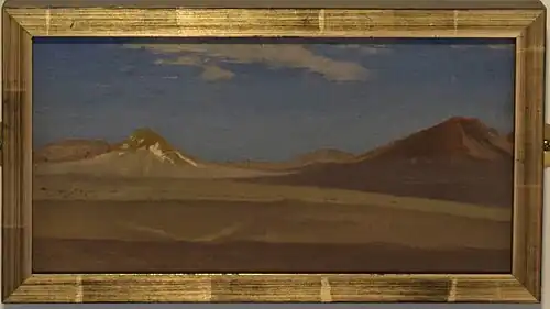 Paysage d’Orient (étude pour Tigre aux aguets (1888).