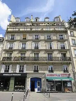 Le 42, boulevard du Temple où fut conçue la machine infernale.