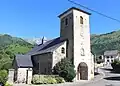 L'église d'Arbéost.
