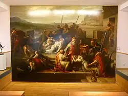 La Consternation de Priam et de sa famille après le combat d'Achille et d'Hector, 1804.