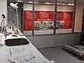 Vue du parcours de visite depuis les réserves.