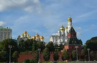 Cathédrale de la Dormition du Kremlin de Moscou (XVe siècle).
