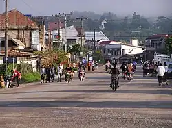La RN13 à Muang Xay