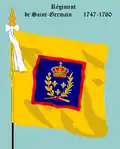 Régiment de Saint-Germain de 1747 à 1760